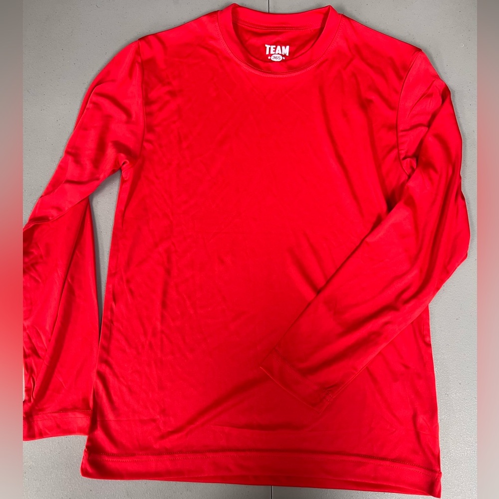 TEAM Red Long Sleeve Youth Tee